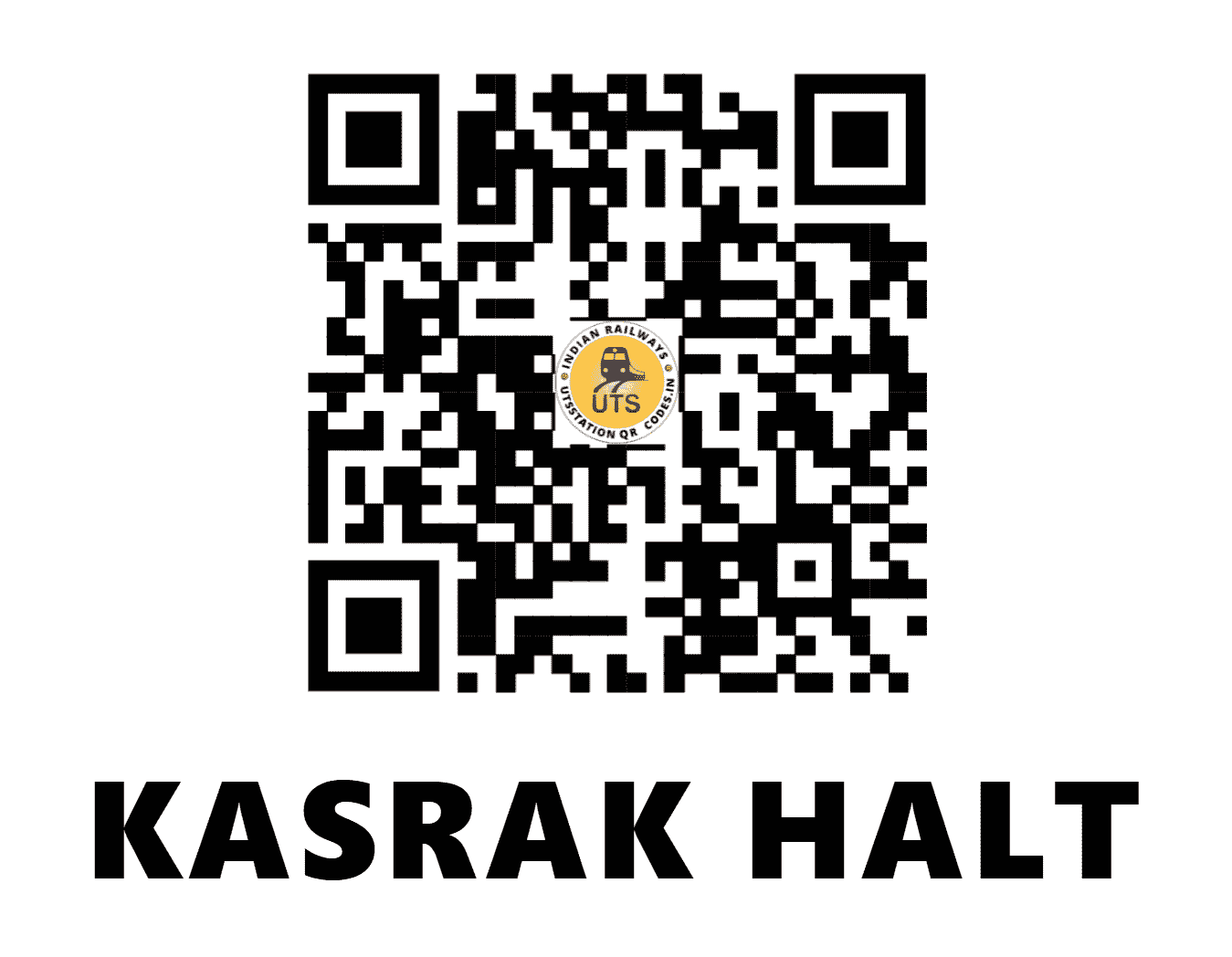 UTS QR Code for KASRAK HALT - KSRK (NR - UTTAR PRADESH)